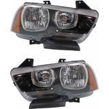 For 2011-2014 Dodge Charger Headlight Halogen Assembly (CLX-M0-CS347-B101L-PARENT1)