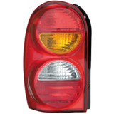 For 2002-2004 Jeep Liberty Rear Tail Light w/o Rear Fog Lights; w/ Amber Turn Lens (CLX-M0-CS332-B000L-PARENT1)
