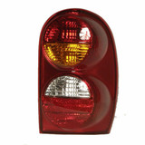 For 2002-2004 Jeep Liberty Rear Tail Light w/o Rear Fog Lights; w/ Amber Turn Lens (CLX-M0-CS332-B000L-PARENT1)