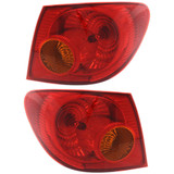 For 2003-2004 Toyota Corolla Tail Light DOT Certified Bulbs Included (CLX-M0-11-5704-00-1-PARENT1)