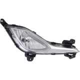 CarLights360: For 2013 2014 2015 2016 2017 Hyundai Elantra GT Fog Light Assembly CAPA Certified w/Bulbs (CLX-M0-19-6028-00-9-CL360A1-PARENT1)