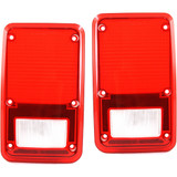 For 1978-1980 Dodge B100 Tail Light Lens Only Includes Gasket (CLX-M0-11-1436-02-PARENT1)