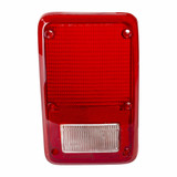 For 1978-1980 Dodge B100 Tail Light Lens Only Includes Gasket (CLX-M0-11-1436-02-PARENT1)