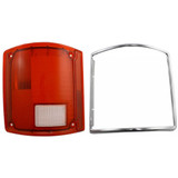 For Chevy Blazer/Jimmy/Suburban/C10 Tail Light 1973-1991  w/Chrome Trim Fleetside GM2800122 (CLX-M0-00-332-1925L-S1-PARENT1)