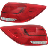 For 2014-2016 KIA Sportage Tail Light DOT Certified Bulbs Included EX|LX (CLX-M0-11-12918-00-1-PARENT1)