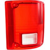 For 1973-1991 Chevy Blazer Tail Light Lens Only w/o Bright Trim (CLX-M0-11-1283-02-PARENT1)