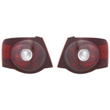 For 2008-2010 Volkswagen Jetta Tail Light DOT Certified Bulbs Included Sedan (CLX-M0-11-11468-00-1-PARENT1)