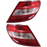 For 2008-2011 Mercedes-Benz C300 Tail Light DOT Certified Bulbs Included w/o Curve Lighting (CLX-M0-11-11748-00-1-PARENT1)