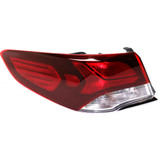 For Hyundai Sonata Tail Light Assembly 2018 2019 | Outer | Halogen | Bulb Type (CLX-M0-USA-RH73010046-CL360A70-PARENT1)