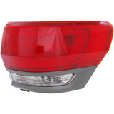 For Jeep Grand Cherokee 2014-2020 Outer Tail Light Assembly LAREDO.LIMITED.OVERLAND.SUMMIT Model W/GRAY TRIM CAPA (CLX-M1-332-1965L-AC6-PARENT1)