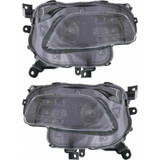 For Jeep Cherokee 2014-2017 Headlight Assembly Halogen Latitude/Limited/North/Sport Black Trim DOT Certified (CLX-M1-332-1195L-AF2-PARENT1)