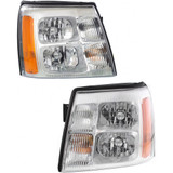 KarParts360: For 2002 CADILLAC ESCALADE Headlight Assembly w/Bulbs (CLX-M0-GM350-B001L-CL360A1-PARENT1)