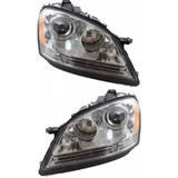 CarLights360: For 2006 2007 Mercedes-Benz ML350 Headlight Assembly DOT Certified w/Bulbs Halogen Type (Vehicle Trim: Sport Utility) (CLX-M0-20-6916-00-1-CL360A2-PARENT1)