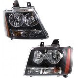 KarParts360: For 2007-2014 Chevy Suburban 1500 Headlight Assembly w/Bulbs (CLX-M0-GM389-B101L-CL360A2-PARENT1)