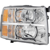 KarParts360: For 2007-2014 Chevy Silverado 2500 HD Headlight Assembly w/Bulbs (CLX-M0-GM436-B001L-CL360A3-PARENT1)