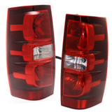 KarParts360: For 2007-2014 Chevy Suburban 1500 Tail Light Assembly w/Bulbs (CLX-M0-GM392-B100L-CL360A1-PARENT1)