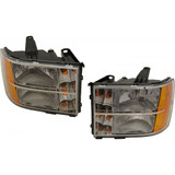 KarParts360: For 2007-2013 GMC SIERRA 1500 Headlight Assembly w/Bulbs (CLX-M0-GM438-B001L-CL360A1-PARENT1)