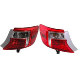 KarParts360: For 2012 2013 2014 TOYOTA CAMRY Tail Light Assembly w/ Bulbs (CLX-M0-TY1184-B000L-CL360A1-PARENT1)