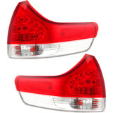 KarParts360: For 2011 2012 2013 2014 TOYOTA SIENNA Tail Light Assembly w/ Bulbs (CLX-M0-TY1160-B000L-CL360A1-PARENT1)