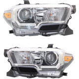 KarParts360: For 2016 2017 TOYOTA TACOMA Headlight Assembly w/Bulbs (CLX-M0-TY1289-B101L-CL360A1-PARENT1)
