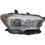KarParts360: For 2016 2017 2018 TOYOTA TACOMA Headlight Assembly w/Bulbs Chrome Housing (CLX-M0-TY1289-B111L-CL360A1-PARENT1)