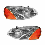 CarLights360: For 2001 2002 Chrysler Sebring Headlight for Sedan Only Assembly DOT Certified w/ Bulbs (Vehicle Trim: Convertible ; Sedan) (CLX-M0-20-6042-00-1-CL360A1-PARENT1)