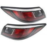 CarLights360: For 2016 Scion iA Tail Light Assembly DOT Certified w/ Bulbs Halogen Type (CLX-M0-11-6858-00-1-CL360A1-PARENT1)