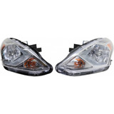CarLights360: For 2015 2016 2017 Nissan Versa Headlight Assembly CAPA Certified w/Bulbs (Vehicle Trim: Sedan) (CLX-M0-20-9602-00-9-CL360A1-PARENT1)