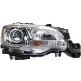 CarLights360: For 2015 2016 2017 Subaru Legacy Headlight Assembly Chrome CAPA Certified w/Bulbs Halogen Type (Vehicle Trim: 2.5i; Sedan; Chrome) (CLX-M0-20-9594-90-9-CL360A1-PARENT1)