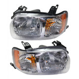 CarLights360: For 2001 2002 2003 2004 Ford Escape Headlight Assembly CAPA Certified w/ Bulbs (CLX-M0-20-6050-00-9-CL360A1-PARENT1)