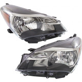 CarLights360: For 2015 2016 2017 Toyota Yaris Headlight Assembly DOT Certified Multireflector Type w/ Bulbs (Vehicle Trim: Hatchback) (CLX-M0-20-9626-00-1-CL360A1-PARENT1)