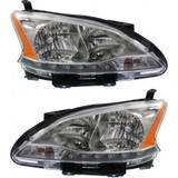 KarParts360: For 2013 2014 2015 Nissan Sentra Headlight Assembly w/Bulbs (CLX-M0-DS723-B001L-CL360A1-PARENT1)