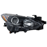 KarParts360: For 2014 2015 2016 MAZDA 3 Headlight Assembly w/Bulbs (CLX-M0-MZ270-B101L-CL360A1-PARENT1)