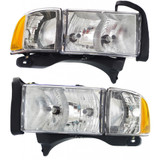 KarParts360: For 2002 Dodge Ram 3500 Headlight Assembly w/ Bulbs (CLX-M0-CS163-B001L-CL360A2-PARENT1)