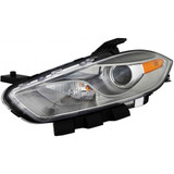 For 2013-2014 Dodge Dart Front Headlights Assembly Front Chrome tRim HID Type (CLX-M0-CS359-A001L-D3S-PARENT1)