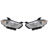 KarParts360: For 2013 2014 2015 Dodge Dart Headlight Assembly with Bulbs (CLX-M0-CS359-B001L-CL360A1-PARENT1)