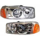 KarParts360: For 2000-2006 GMC Yukon Headlight Assembly w/ Bulbs (CLX-M0-GM255-B001L-CL360A2-PARENT1)
