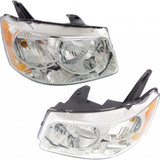 KarParts360: For 2006 07 08 2009 Pontiac Torrent Headlight Assembly w/ Bulbs (CLX-M0-GM257-B001L-CL360A1-PARENT1)