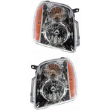 CarLights360: For 2007-2014 GMC Yukon Headlight Assembly DOT Certified w/Bulbs (Vehicle Trim: SLE ; SLT) (CLX-M0-20-6802-00-1-CL360A5-PARENT1)