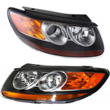 CarLights360: For 2007 Hyundai Santa Fe Headlight Assembly CAPA Certified w/Bulbs (Vehicle Trim: To 07/2007) (CLX-M0-20-6808-00-9-CL360A1-PARENT1)
