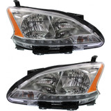 CarLights360: For 2013 2014 2015 Nissan Sentra Headlight Assembly CAPA Certified w/ Bulbs (CLX-M0-20-9390-00-9-CL360A1-PARENT1)