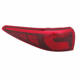 CarLights360: For 2017 2018 Kia Sportage Tail Light Assembly CAPA Certified w/Bulbs HALOGEN Type (Vehicle Trim: HALGN QTR) (CLX-M0-11-6912-00-9-CL360A1-PARENT1)