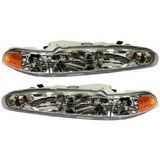 CarLights360: For 1998 1999 2000 2001 2002 Oldsmobile Intrigue Headlight Assembly DOT Certified w/Bulbs (CLX-M0-20-5498-00-1-CL360A1-PARENT1)