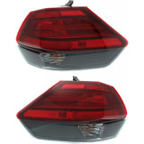 CarLights360: For 2017 Nissan Rogue Tail Light Assembly DOT Certified w/Bulbs (CLX-M0-11-6974-00-1-CL360A1-PARENT1)