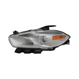 CarLights360: For 2016 Dodge Dart Head Light Assembly Chrome DOT w/ Bulbs Aero Chrome Models w/ Halogen Headlamps Limited Chrome Model (CLX-M0-20-9338-70-1-CL360A1-PARENT1)