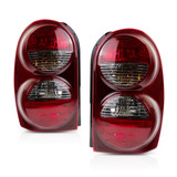 KarParts360: For 2005 2006 2007 Jeep Liberty Tail Light Assembly w/ Bulbs (CLX-M0-CS332-B010L-CL360A3-PARENT1)