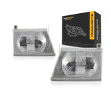 KarParts360: For 2003 2004 2005 Ford E-350 Club Wagon Headlight Assembly w/ Bulbs (CLX-M0-FR112-B101L-CL360A4-PARENT1)