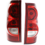 KarParts360: For 2003 Chevy Silverado 2500 Tail Light Assembly w/ Bulbs (CLX-M0-GM277-B000L-CL360A2-PARENT1)