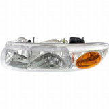 KarParts360: For 2000 2001 2002 Saturn SL Headlight Assembly w/ Bulbs (CLX-M0-GM226-B001L-CL360A1-PARENT1)