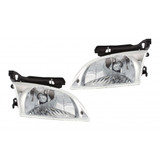 KarParts360: For 2000 2001 2002 Chevy Cavalier Headlight Assembly w/Bulbs (CLX-M0-GM213-B001L-CL360A1-PARENT1)